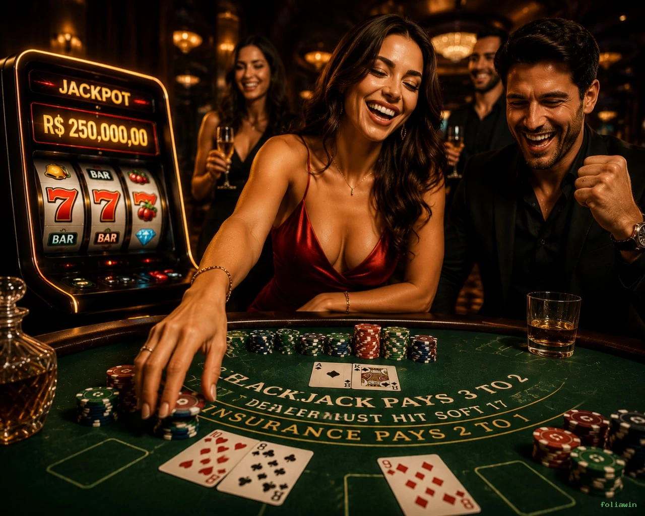 Slots com prêmios foliawin